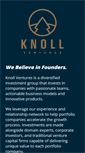 Mobile Screenshot of knollventures.com